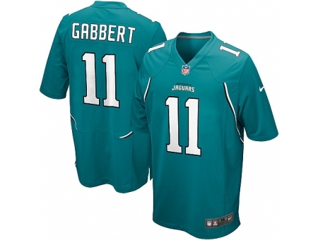 Nike Jacksonville Jaguars 11 Blaine Gabbert Green Game NFL Jersey