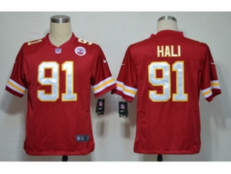 Nike Kansas City Chiefs 91 Tamba Hali Red Game NFL Jersey