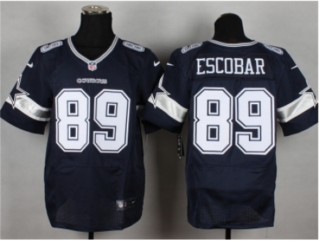 Nike Dallas cowboys 89 Gavin Escobar blue Elite NFL Jersey