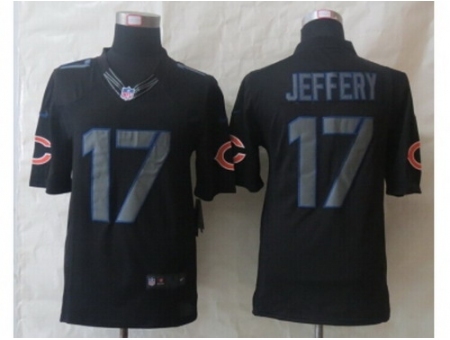 Nike Chicago Bears 17 Alshon Jeffery black Limited Impact NFL Jersey