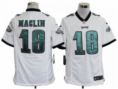 Nike Philadelphia Eagles 18 Jeremy Maclin White Game NFL Jersey