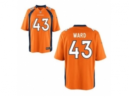 Nike Denver Broncos 43 T.J. Ward Orange Limited NFL Jersey