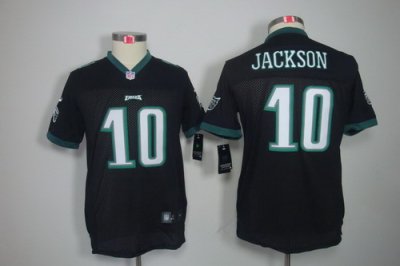 Nike Youth Philadelphia Eagles #10 Jackson Black Color[Youth Limited Jerseys]