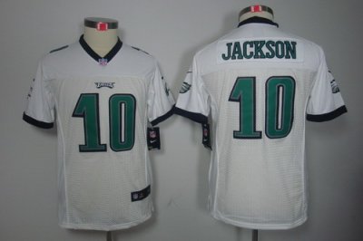 Nike Youth Philadelphia Eagles #10 Jackson White Color Limited Jerseys