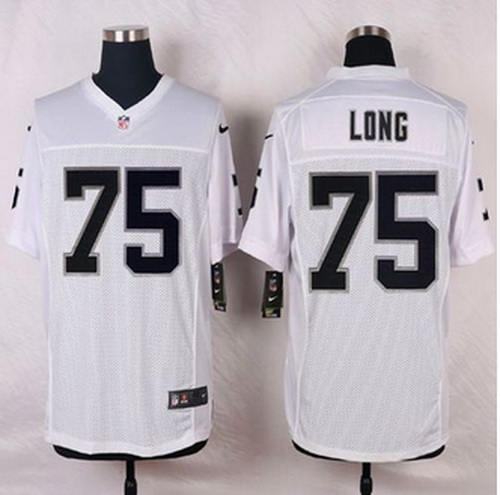 NEW Oakland Raiders #75 Howie Long White Men Stitched NFL Elite Jersey