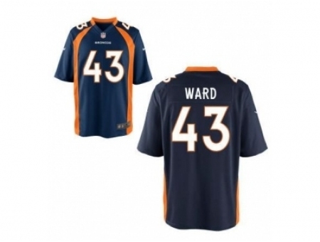 Nike Denver Broncos 43 T.J. Ward blue Limited NFL Jersey