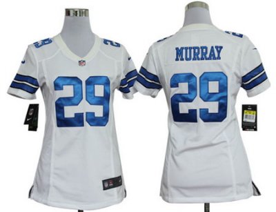 Women Nike Dallas Cowboys 29# DeMarco Murray White NFL Jerseys