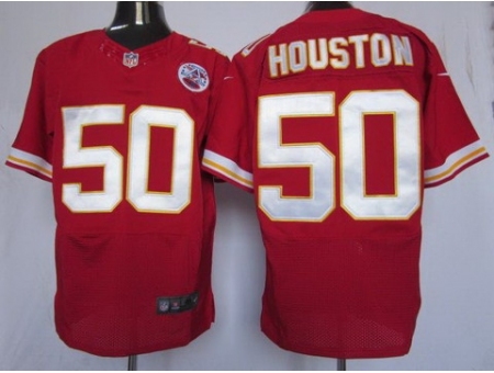 Nike Kansas City Chiefs 50 Justin Houston Red Elite NFL Jersey