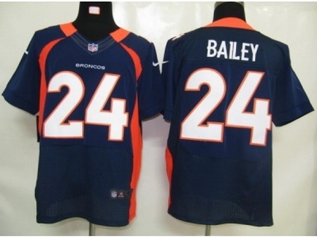 Nike Denver Broncos 24 Champ Bailey blue Elite NFL Jersey