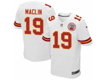 Nike Kansas City Chiefs 19 Jeremy Maclin white Elite NFL Jersey