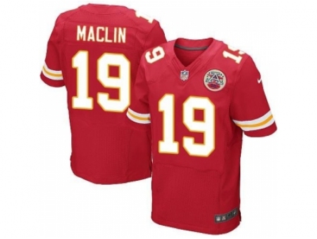 Nike Kansas City Chiefs 19 Jeremy Maclin Red Elite NFL Jersey