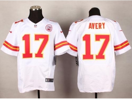 Nike Kansas City Chiefs 17 Donnie Avery White Elite NFL Jersey