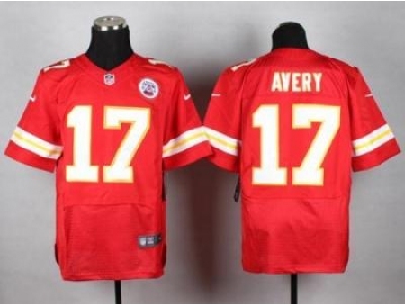 Nike Kansas City Chiefs 17 Donnie Avery Red Elite NFL Jersey