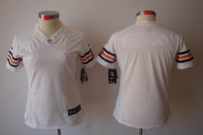 Women Nike Chicago Bears Blank White Color[NIKE LIMITED Jersey]