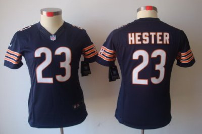 Women Nike Chicago Bears 23 Hester Blue Color[NIKE LIMITED Jersey]