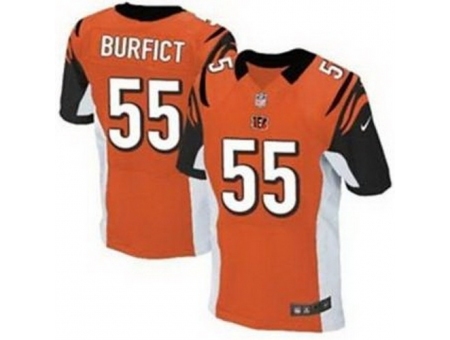 Nike Cincinnati Bengals 55 Vontaze Burfict Orange Elite NFL Jersey