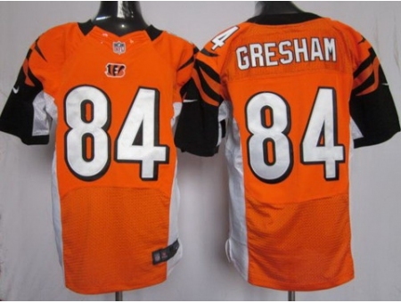 Nike Cincinnati Bengals 84 Jermaine Gresham Orange Elite NFL Jersey