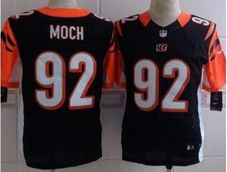 Nike Cincinnati Bengals 92 Dontay Moch Black Elite NFL Jersey