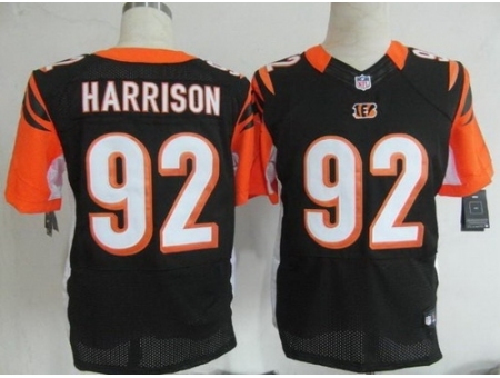 Nike Cincinnati Bengals 92 James Harrison Black Elite NFL Jersey