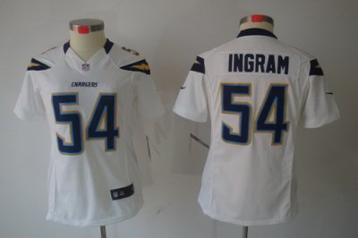 Women Nike San Diego Chargers #54 Melvin Ingram White Color[Women Limited Jerseys]