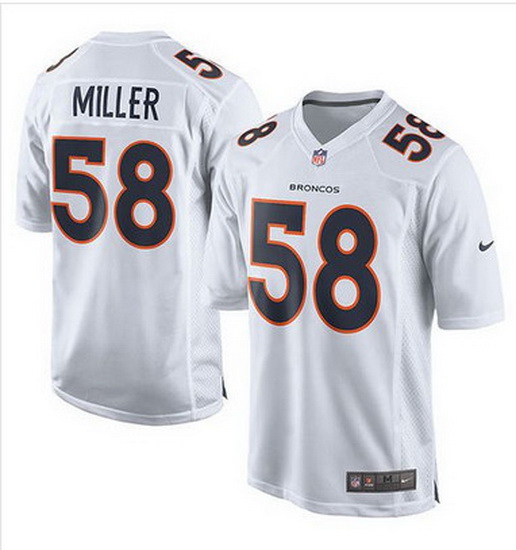 Nike Broncos #8 Brandon McManus White Mens Stitched NFL Game Event Jersey 3677