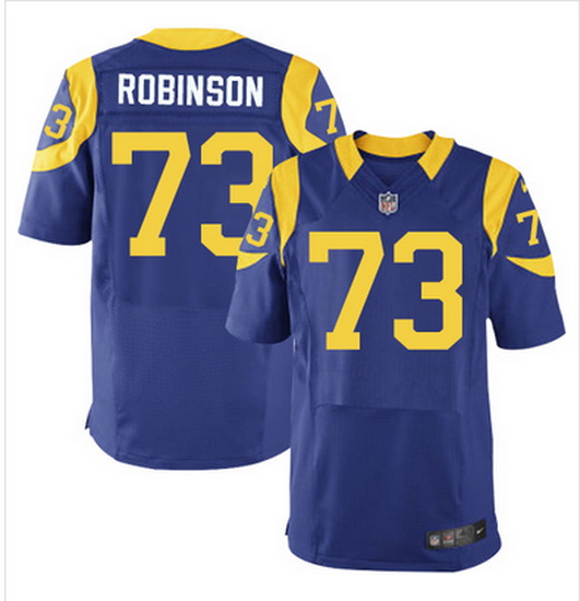 Nike Rams #73 Greg Robinson Royal Blue Alternate Mens Stitched NFL Elite Jersey