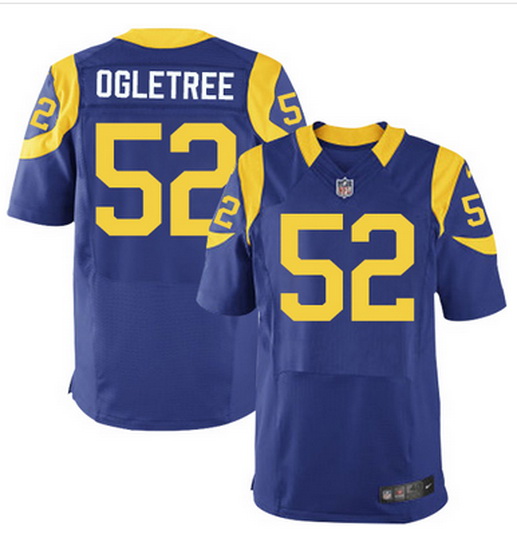 Nike Rams #52 Alec Ogletree Royal Blue Alternate Mens Stitched NFL Elite Jersey