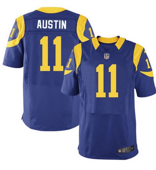 Nike Rams #11 Tavon Austin Royal Blue Alternate Mens Stitched NFL Elite Jersey