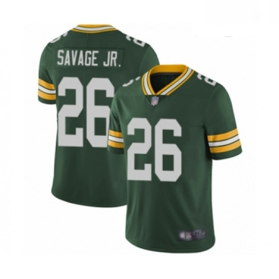 Men Green Bay Packers 26 Darnell Savage Jr Green Team Color Vapor Untouchable Limited Player Footbal