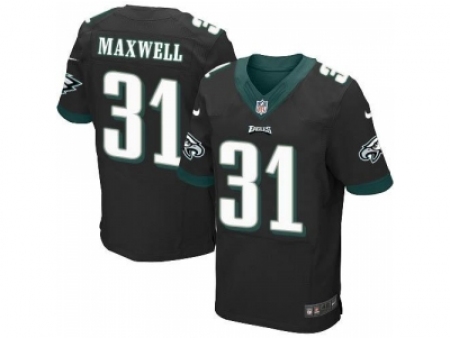 Nike Philadelphia Eagles 31 Byron Maxwell Black Elite NFL Jersey