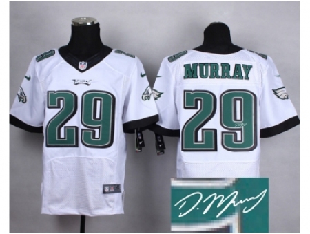 Nike Philadelphia Eagles 29 DeMarco Murray white Elite Signature NFL Jersey