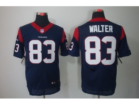 Nike Houston Texans 83 Kevin Walter Blue Elite NFL Jersey