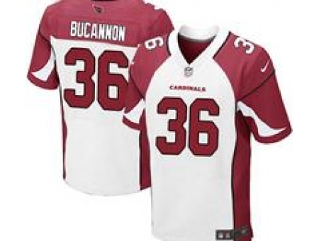 Nike Arizona Cardinals 36 Deone Bucannon White Elite NFL Jersey