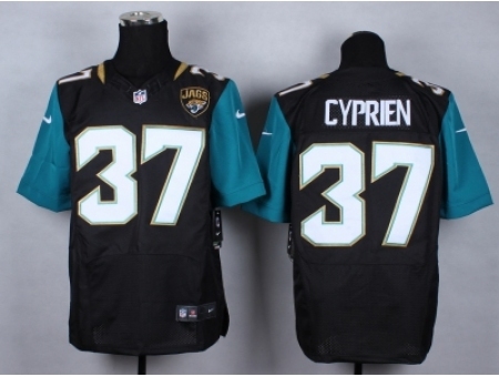 Nike Jacksonville Jaguars 37 John Cyprien black Elite NFL Jersey