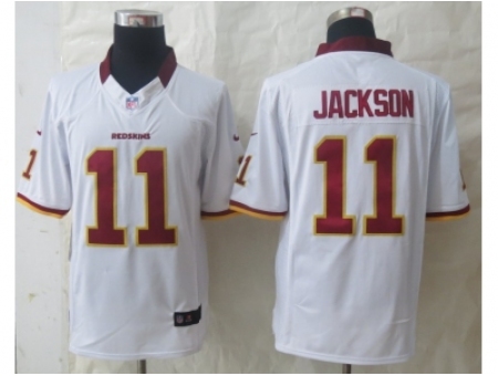 Nike Washington Red Skins #11 Jackson White Jerseys(Limited)