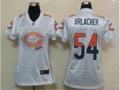 Nike Womens Chicago Bears #54 Urlacher White Jerseys