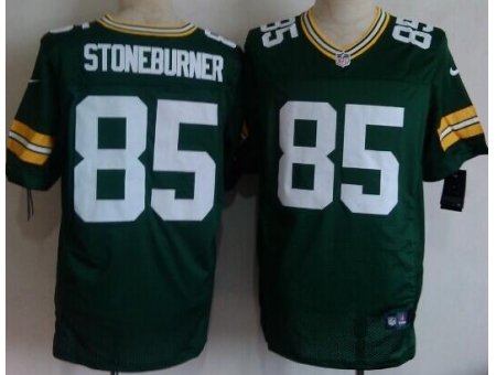 Nike Green Bay Packers 85 Jake Stoneburner Green Elite NFL Jersey