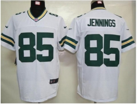 Nike Green Bay Packers 85 Greg Jennings white Elite NFL Jersey