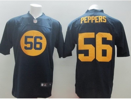 Nike Green Bay Packers 56 Julius Peppers Blue Elite NFL Jersey