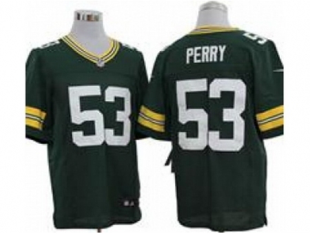 Nike Green Bay Packers 53 Nick Perry Green Elite NFL Jersey