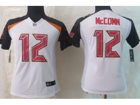 Women Nike Tampa Bay Buccaneers 12 Josh McCown White Limited NFL Jerseys