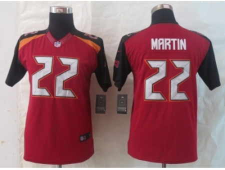 Nike Youth Tampa Bay Buccaneers #22 Martin Red Jerseys(2014 New)