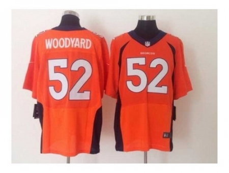 Nike Denver Broncos 52 Wesley Woodyard orange Elite NFL Jersey