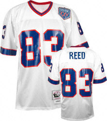 BUFFALO BILLs 83 REED white mitchell&ness