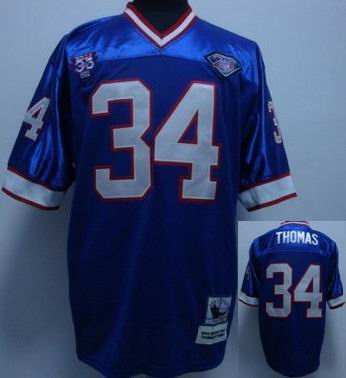 BUFFALO BILLs 34 THOMAS blue mitchell&ness