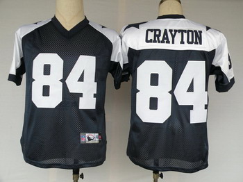 Dallas Cowboys jerseys 84 Crayton Blue Thanksgiving jersey throwback