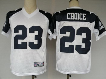 Dallas Cowboys jerseys 23 Tashard Choice White Thanksgiving jersey throwback