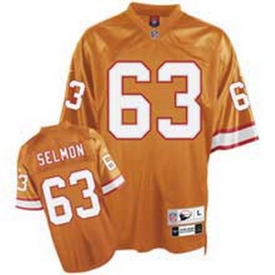 Tampa Bay Buccaneers 63 Lee Roy Selmon Throwback orange Jersey