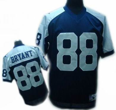 Dallas Cowboys 88 Dez Bryant Throwback Jersey blue