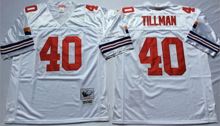 Mitchell&Ness Cardinals 40 Pat Tillman White Throwback Stitched NFL Jersey